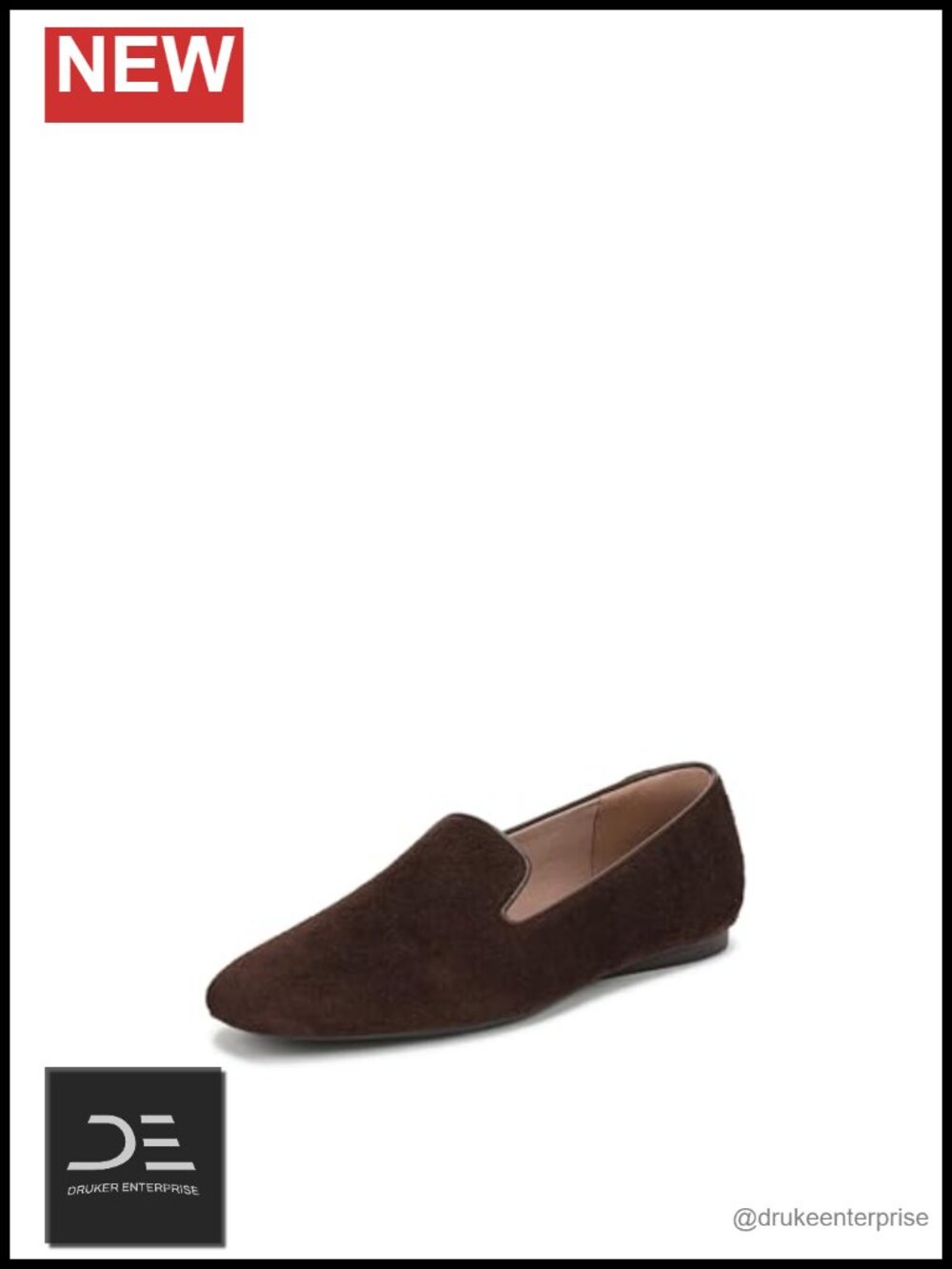 Naturalizer Charm Women's Slip-On Suede Loafers Flat Square Toe Comfort